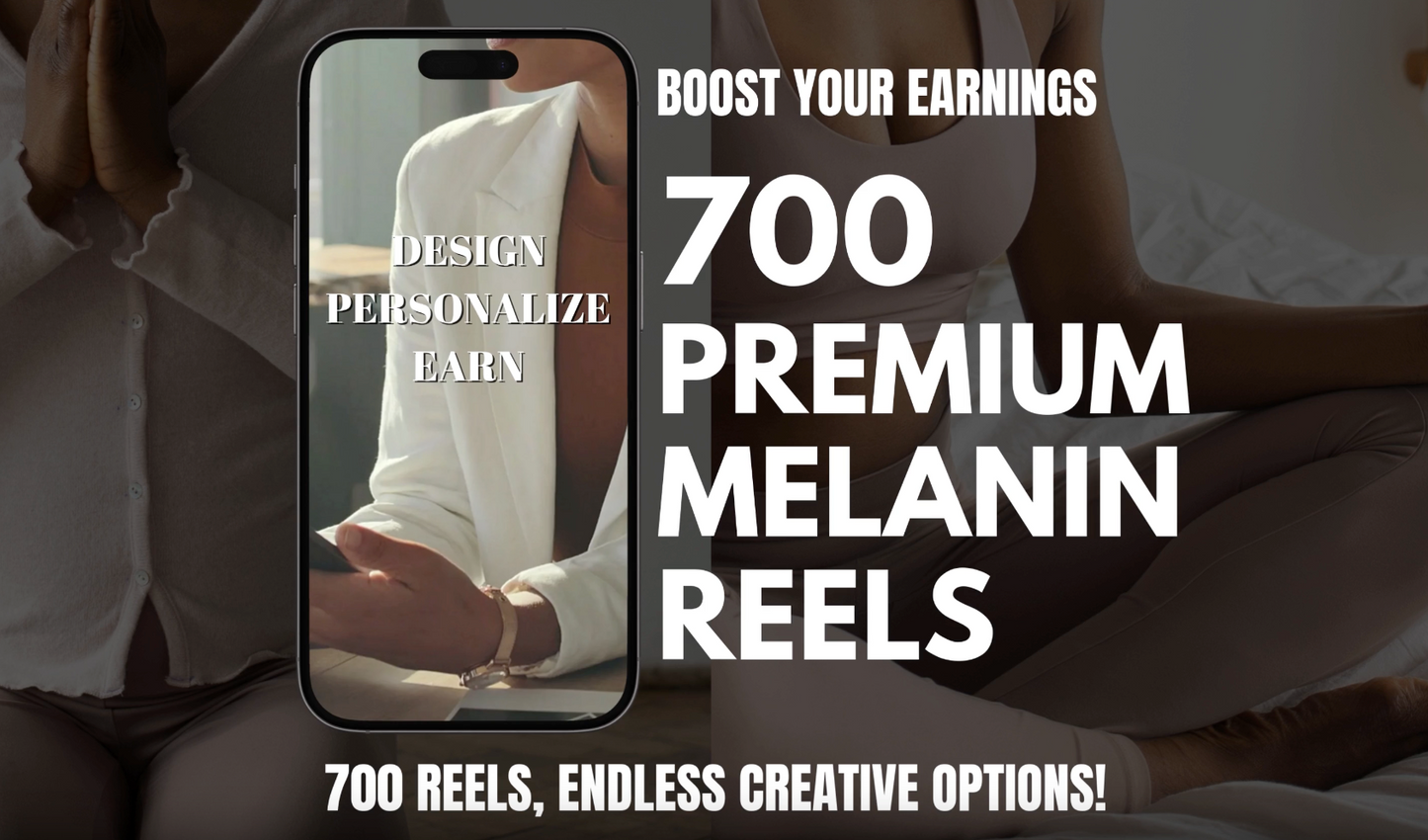 700 Melanin Lifestyle Stock Video Reels Bundle